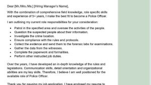 Law Enforcement Resume Cover Letter Sample Police Officer Cover Letter Examples – Qwikresume