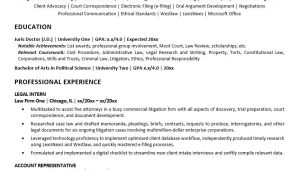Law Student Sample Resume with Moot Court Competition Law School Resume Sample Monster.com
