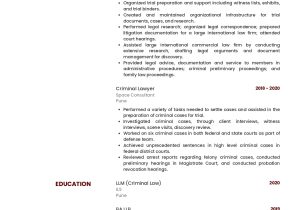 Law Student Sample Resume with Moot Court Competition Sample Resume Of Law Graduate (llb) with Template & Writing Guide …