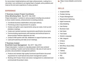 Lead It Support Analyst Resume Samples It Business Analyst Resume Sample 2022 Writing Tips – Resumekraft