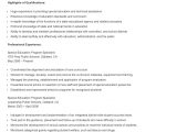 Learning and Development Specialist Resume Sample Sample Special Education Program Specialist Resume Education …