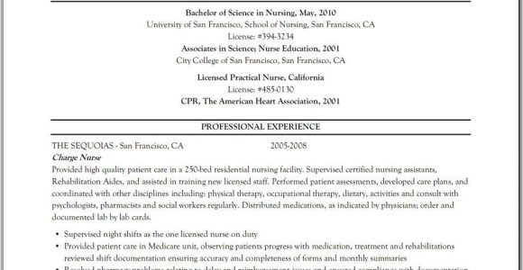 Licensed Practical Nurse Lpn Resume Sample Resume Templates for Licensed Practical Nurse : Table Of Contents