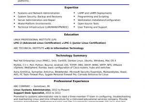 Linux Admin Resume Sample for Freshers Pdf See This Sample Resume for A Midlevel Systems Adminstrator for …