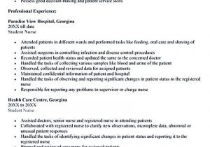 Lpn Resume Sample Long Term Care Nursing Student Resume Must Contains Relevant Skills, Experience …