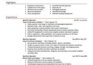 Machine Operator Job Description Sample Resume Best Machine Operator Resume Example Livecareer Resume …