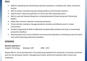 Machine Operator Job Description Sample Resume Resume Writing Basic Resume, Resume, Acting Resume Template
