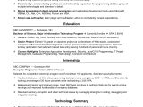 Masters In Computer Science Sample Resume Entry-level Programmer Resume Monster.com