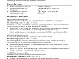 Material Management Summary On A Resume Sample Manufacturing Engineer Resume Sample Monster.com