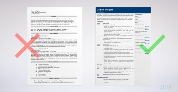 Math Tutor Sample Resume without Experience Math Teacher Resume: Examples & Writing Guide [lancarrezekiqskills]