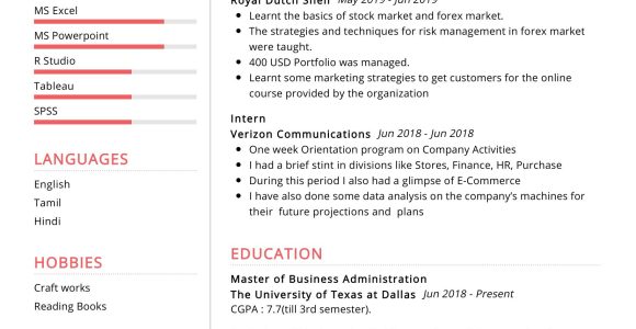 Mba Finance Resume Samples for Experienced Mba Finance Resume Sample 2022 Writing Tips – Resumekraft