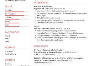 Mba Student Profile Resume Sample for Internship Mba Finance Resume Sample 2022 Writing Tips – Resumekraft