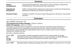 Mechanical Engineer Project Manager Resume Sample Sample Resume for A Midlevel Engineering Project Manager Monster.com