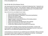 Mechanical Engineering Resume Cover Letter Samples Mechanical Engineering Intern Cover Letter Examples – Qwikresume