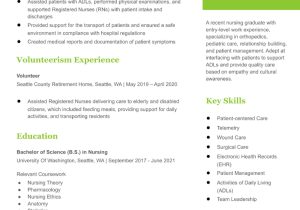 Med Surg Resume Sample and Responsibilities Medical Surgical Nurse Resume Examples In 2022 – Resumebuilder.com