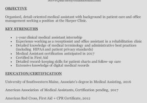 Medical assistant Objective Sample On Resume How to Write A Medical assistant Resume (with Examples)