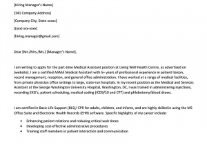 Medical assistant Resume Cover Letter Samples Medical assistant Cover Letter Example & Writing Tips