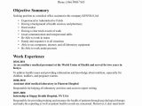 Medical assistant Resume Sample No Experience Medical assistant Resume Objective Examples Inspirational Resume …