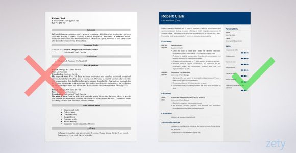 Medical assistant with Lab Resume Sample Lab assistant Resume Sample [with Laboratory Skills]