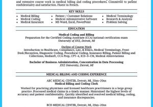 Medical Billing and Coding Internship Resume Samples some People are Trying to the Billing Specialist Job