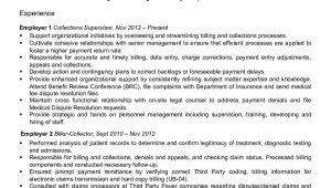 Medical Billing and Collections Sample Resume Medical Billing Resume
