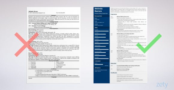 Medical Claims and Billing Specialist Sample Resume Medical Billing Resume: Sample & Writing Guide [20lancarrezekiq Tips]