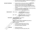 Medical Technologist Resume and Cover Letter Templates Laboratory Technician Resume Sample Pdf Medical Laboratory …