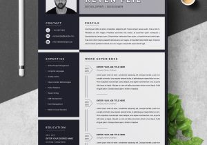 Modern Cv Resume Template Free Download Resume / Cv Template Black & White â Free Resumes, Templates …