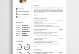 Modern Resume Template with Photo Free Download Download Free Modern Resume Template for Photoshop