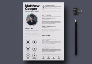 Motion Graphics Resume Template Free Download Free Graphic Designer Resume Template by Julian Ma On Dribbble