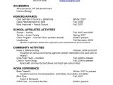 Music Resume Template for College Application Academic Resume Templates Free Resume Templates Student Resume …