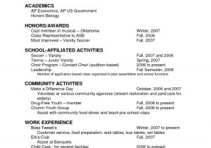 Music Resume Template for College Application Academic Resume Templates Free Resume Templates Student Resume …