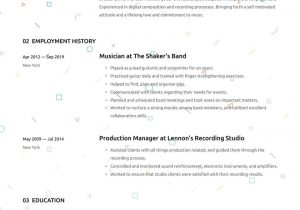 Music Resume Template for College Application Musician Resume Examples & Writing Tips 2021 (free Guide) Â· Resume.io