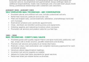 Nail Technician Resume Cover Letter Sample Nail Technician Cover Letter Examples Sample 200 Cover