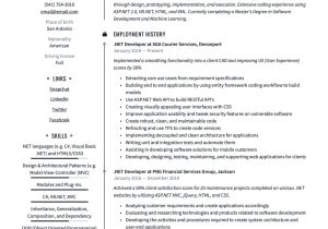Net Developer with oracle Sample Resume Net Developer Resume & Writing Guide  17 Templates 2022