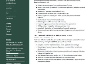 Net Sample Resume 4 Years Experience Net Developer Resume & Writing Guide  17 Templates 2022