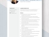 Net with Main Frames Sample Resume assistant Planner Resume Template – Template.net