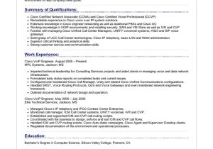 Network Voip Engineer Cucm Sample Resume Cisco Voip Engineer Resume Pdf Voice Over Ip Cisco Systems