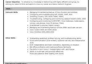 Network Voip Engineer Cucm Sample Resume Network Engineer Resume format Pdf Business