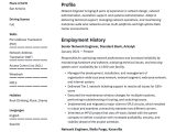 Networking Resume Sample without Work Experience Network Engineer Resume & Writing Guide  20 Templates Pdf