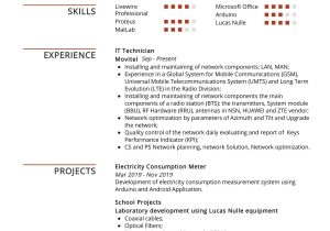 Networking Resume Sample without Work Experience Telecom Engineer Resume Sample 2022 Writing Tips – Resumekraft