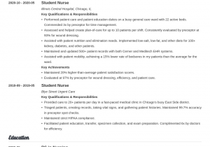 New Grad Registered Nurse Resume Sample New Grad Nursing Rn Resume Examples & Guide