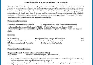 New Grad Registered Nurse Resume Sample New Grad Rn Resume Sample