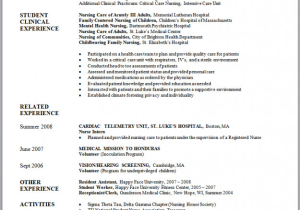 New Grad Registered Nurse Resume Sample Sample New Graduate Nurse Resume 2