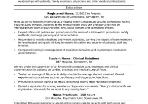 New Grad Rn Resume Objective Sample Entry-level Nurse Resume Monster.com