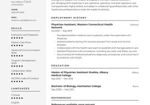 New Graduate Physician assistant Resume Sample Physician assistant Resume Examples & Writing Tips 2022 (free Guide)