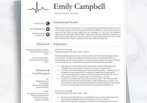 New Graduate Registered Nurse Resume Template New Nurse Resume Template / Registered Nurse Resume Template 1-3 Pages, Nursing Resume, Medical Resume Template, Rn Resume, New Grad Nurse