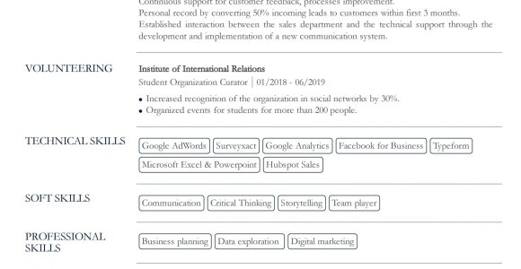 No Work Experience College Resume Sample Resume with No Work Experience. Sample for Students. – Cv2you Blog