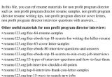 Non Profit Program Director Resume Sample top 8 Non Profit Program Director Resume Samples