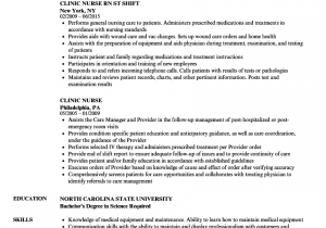 Nurse Sample Resume with Job Description Sample Nurse Resume with Job Description Best Resume