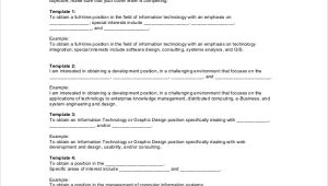 Objective for Resume Sample Of Statements Free 9 Resume Objective Samples In Pdf